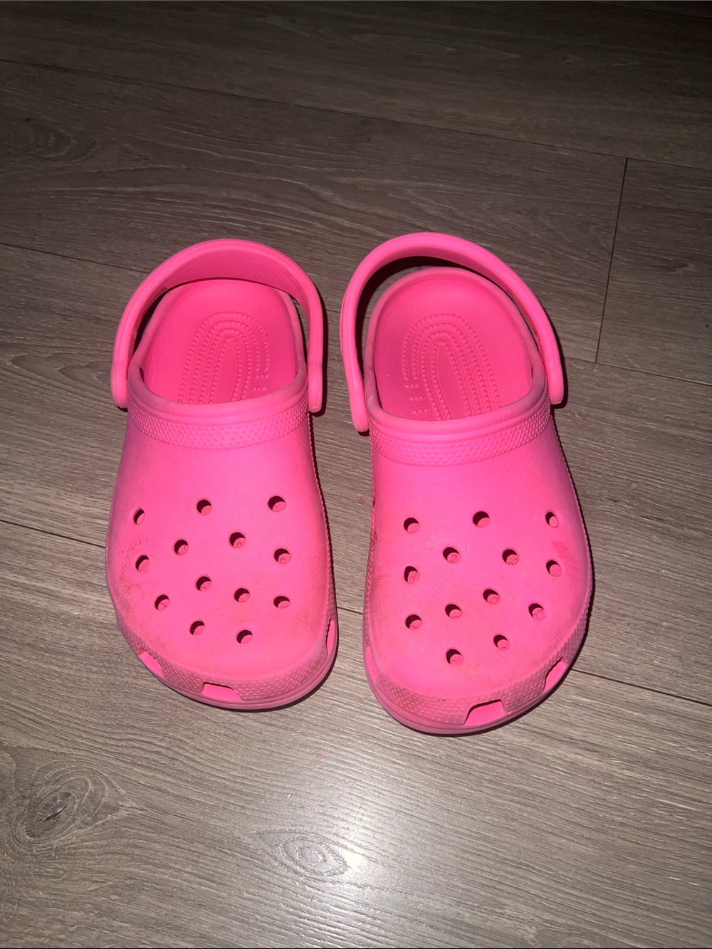 Hot Pink Crocs